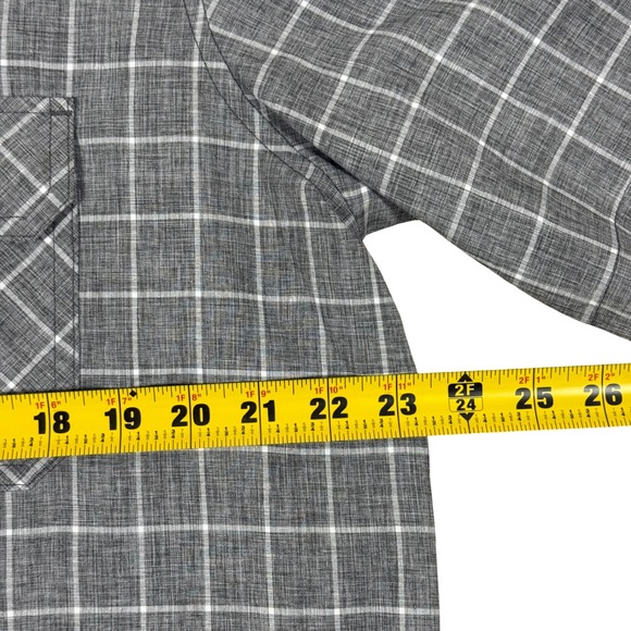 Orvis Mens Large Windowpane Check Short Sleeve Button Down Fishing Shirt NEW - Picture 7 of 9
